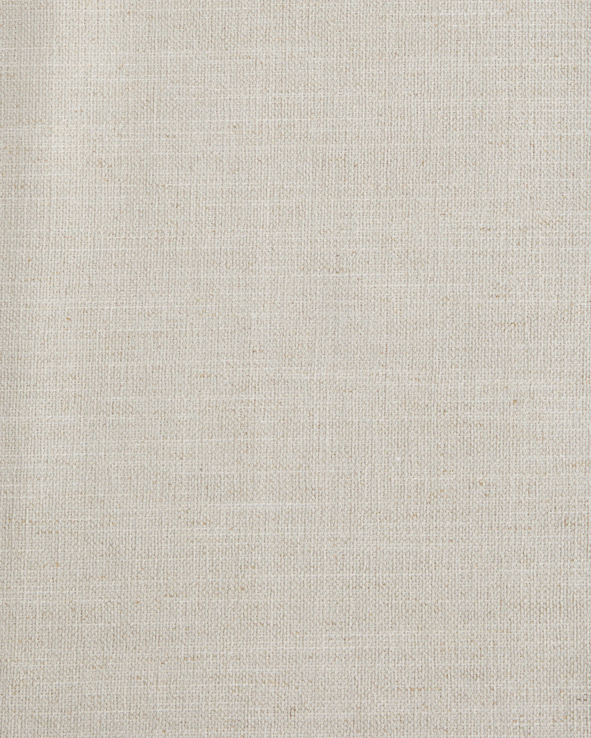 Atlas Midcentury Ottoman in Performance Chenille Linen Blend - 31.5" / Snow