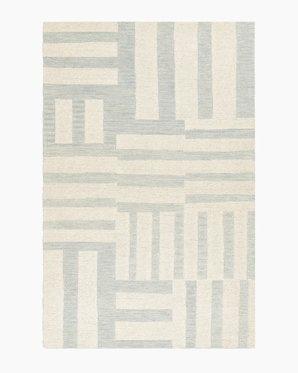 Jack Hand-Tufted Wool Rug - 3'6" x 5'6" / Blue