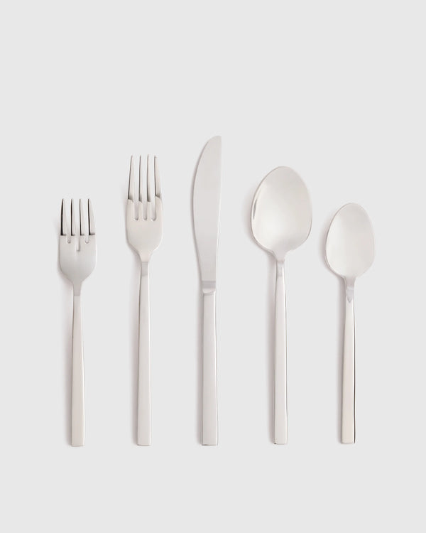 Arezzo 20 Piece Flatware Set - One Size / Polished Stainless Steel