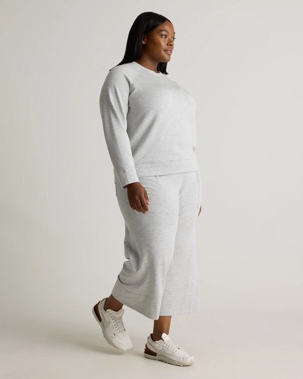 SuperSoft Fleece Crew - 1X / Dried Fig