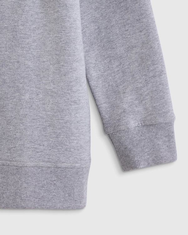 Organic Cotton French Terry Crew Neck Sweatshirt - 6 / Heart Graphic