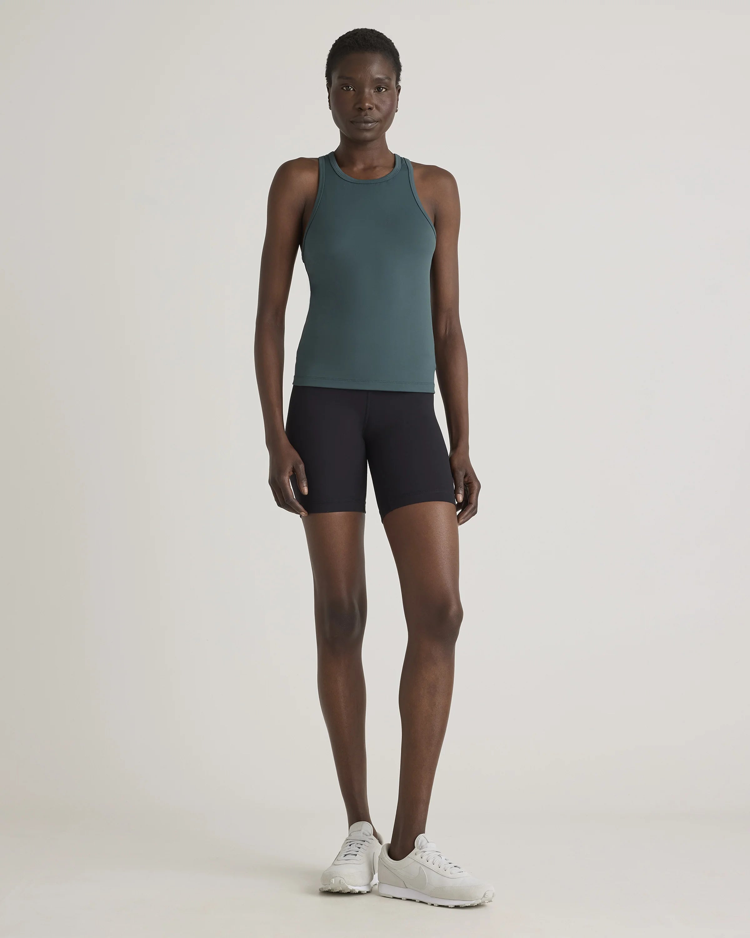Ultra-Form Waist-Length Racerback Tank - XS / Forest Green Secondary image