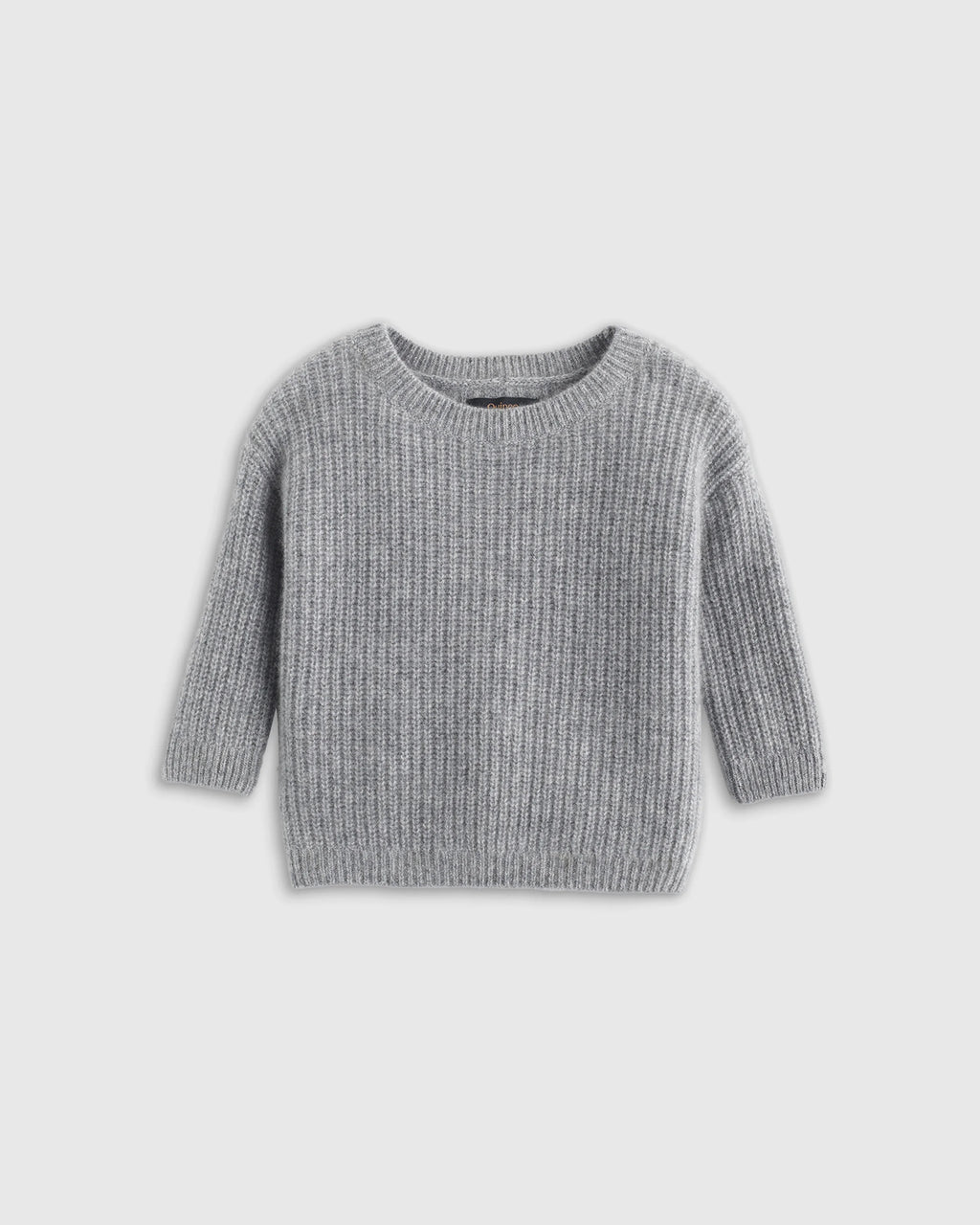Washable Cashmere Fisherman Tunic Sweater - 2T / Ivory