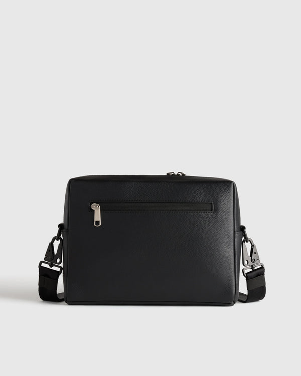 Excursion Italian Leather Crossbody Bag - One Size / Hickory