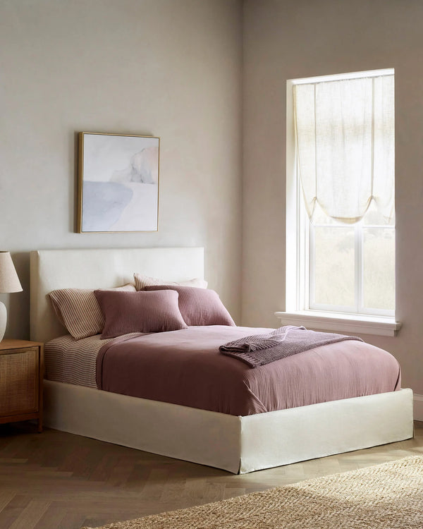 Slipcover Bed in 100% Linen - Full / Flax