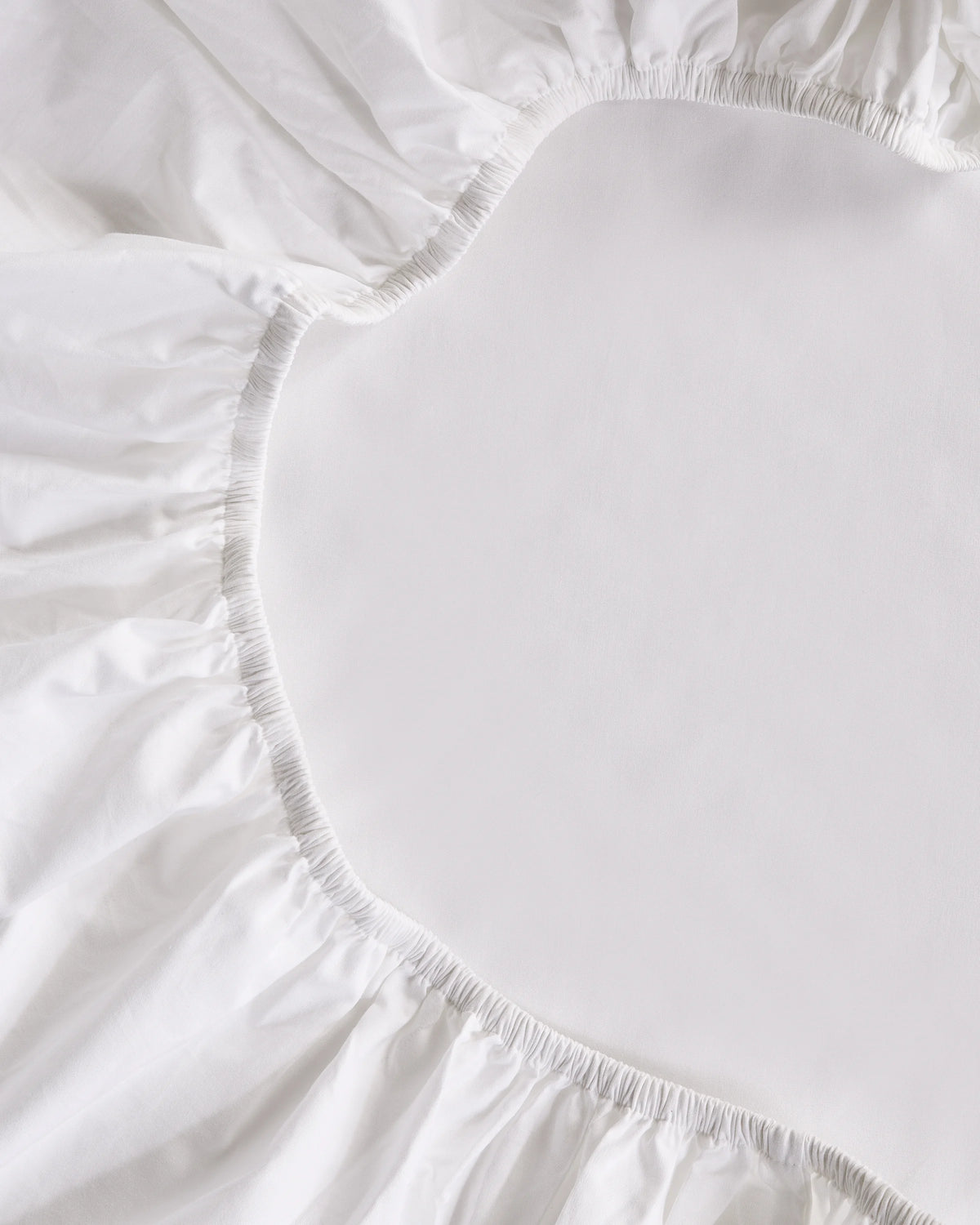 Organic Crisp Percale Sheet Set - Twin / White