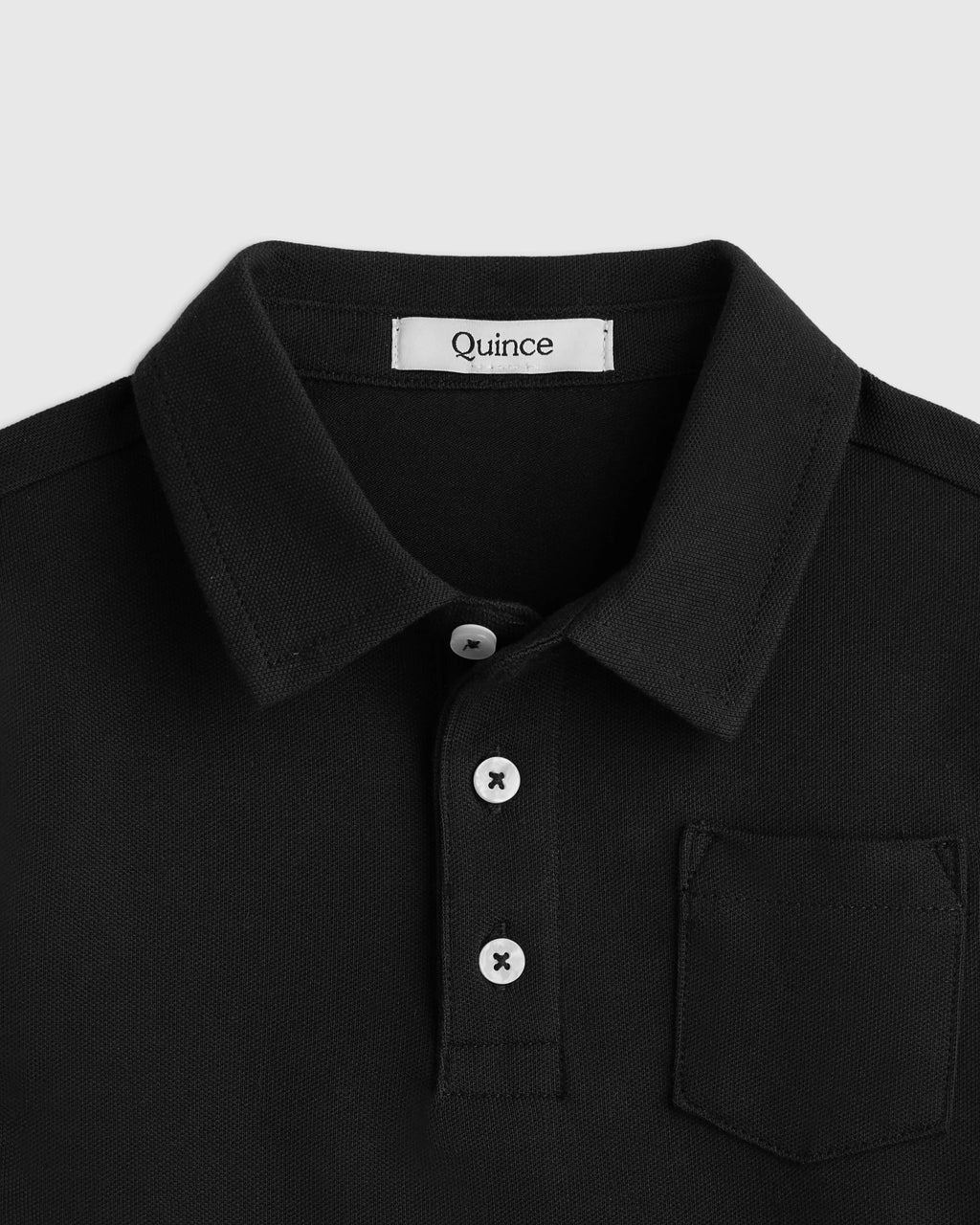 Organic Cotton Short Sleeve Pique Polo - 2T / White