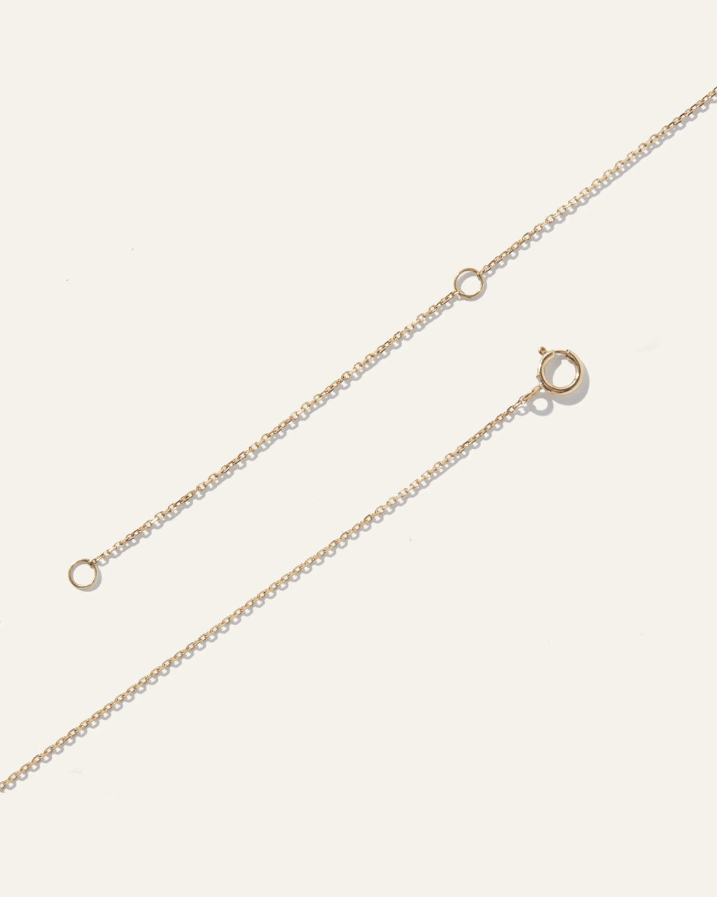 14K Gold Wishbone Necklace - One Size / Yellow Gold