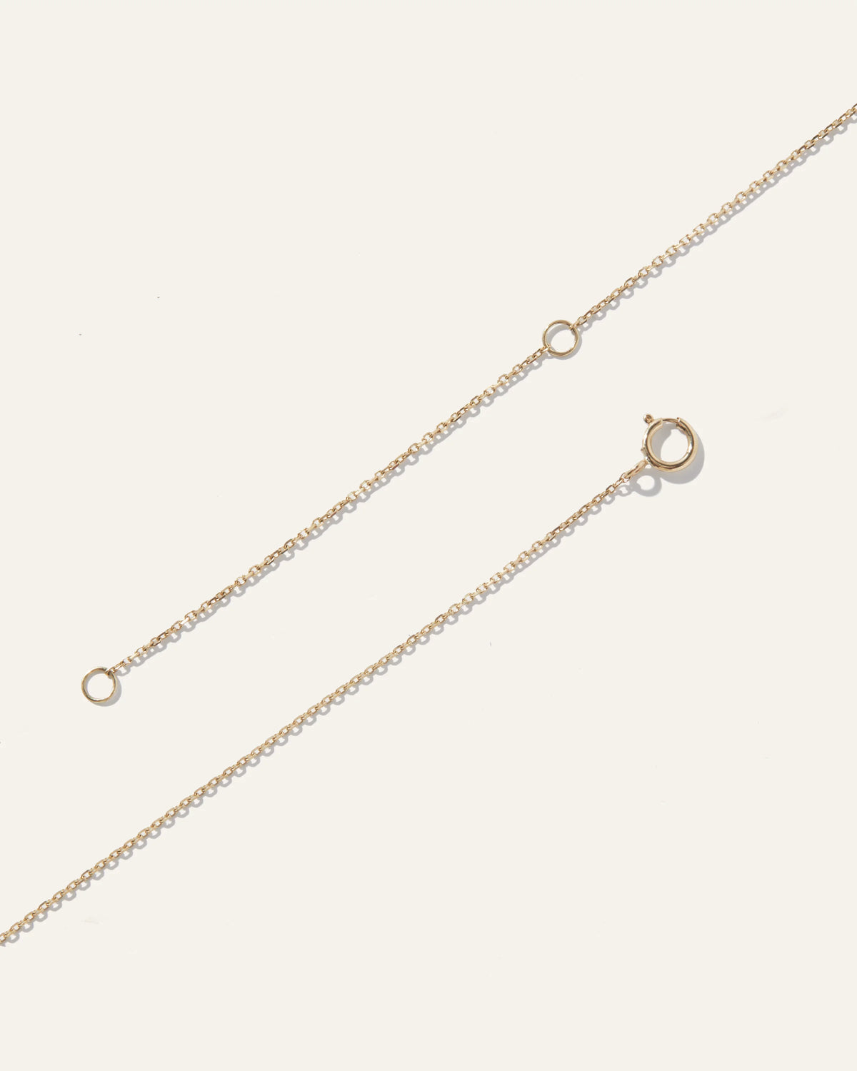 14K Gold Wishbone Necklace - One Size / Yellow Gold