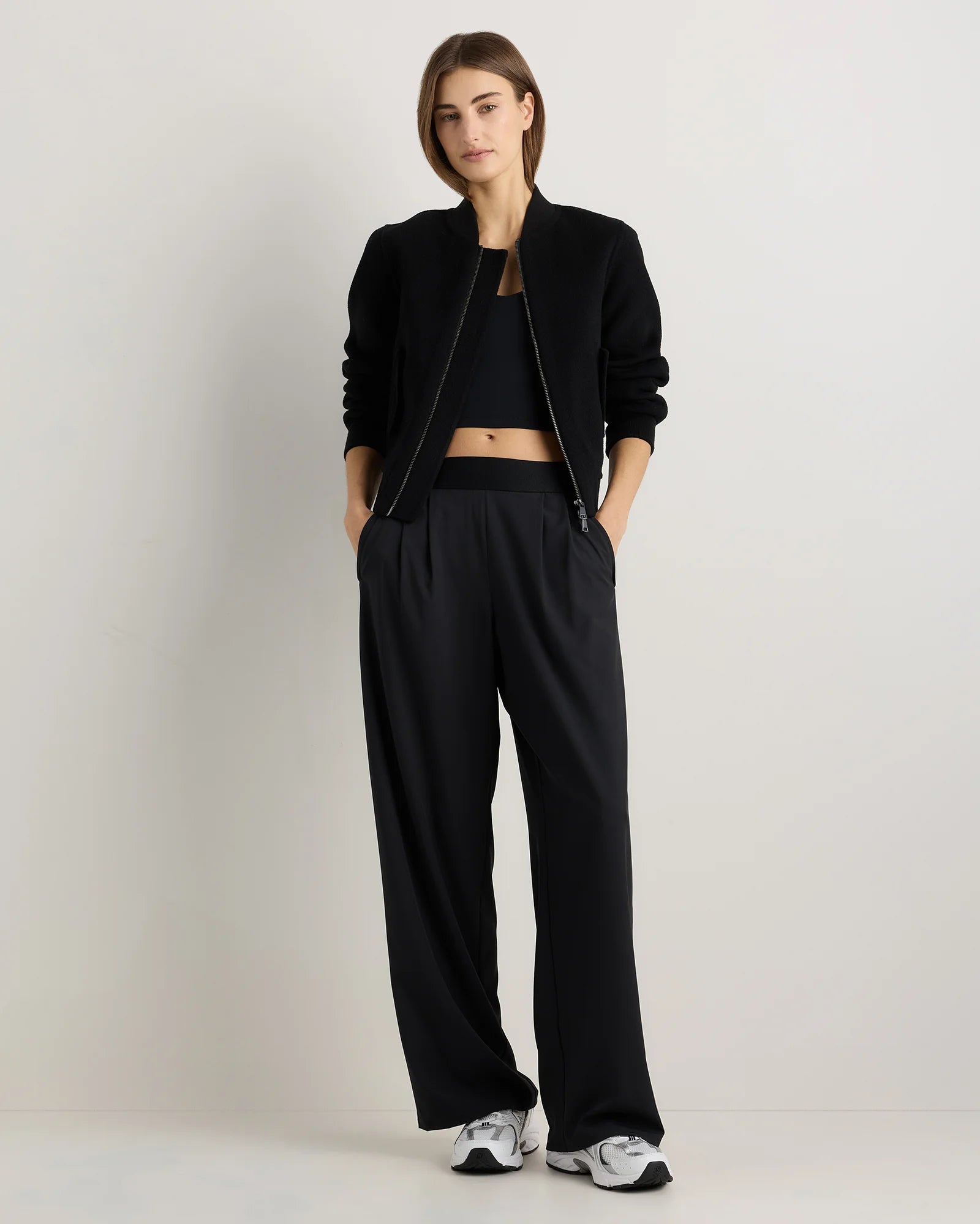 Performance Tech Wide Leg Pants - XS / Black Secondary image