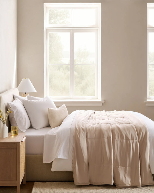 Bamboo Comforter - Twin / Soft Pink