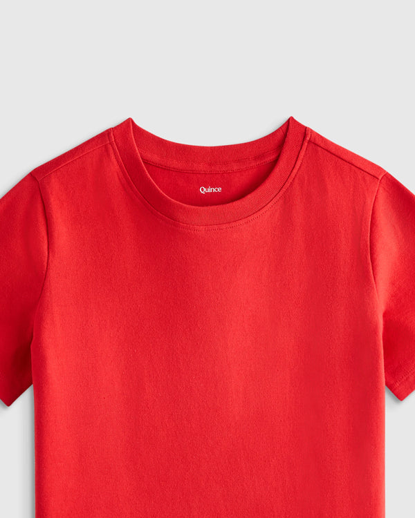 100% Organic Cotton Jersey Short Sleeve Tee - 6 / Dino Sketch