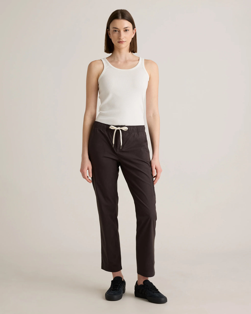 Organic Stretch Ripstop Straight Pants - XS / Steel