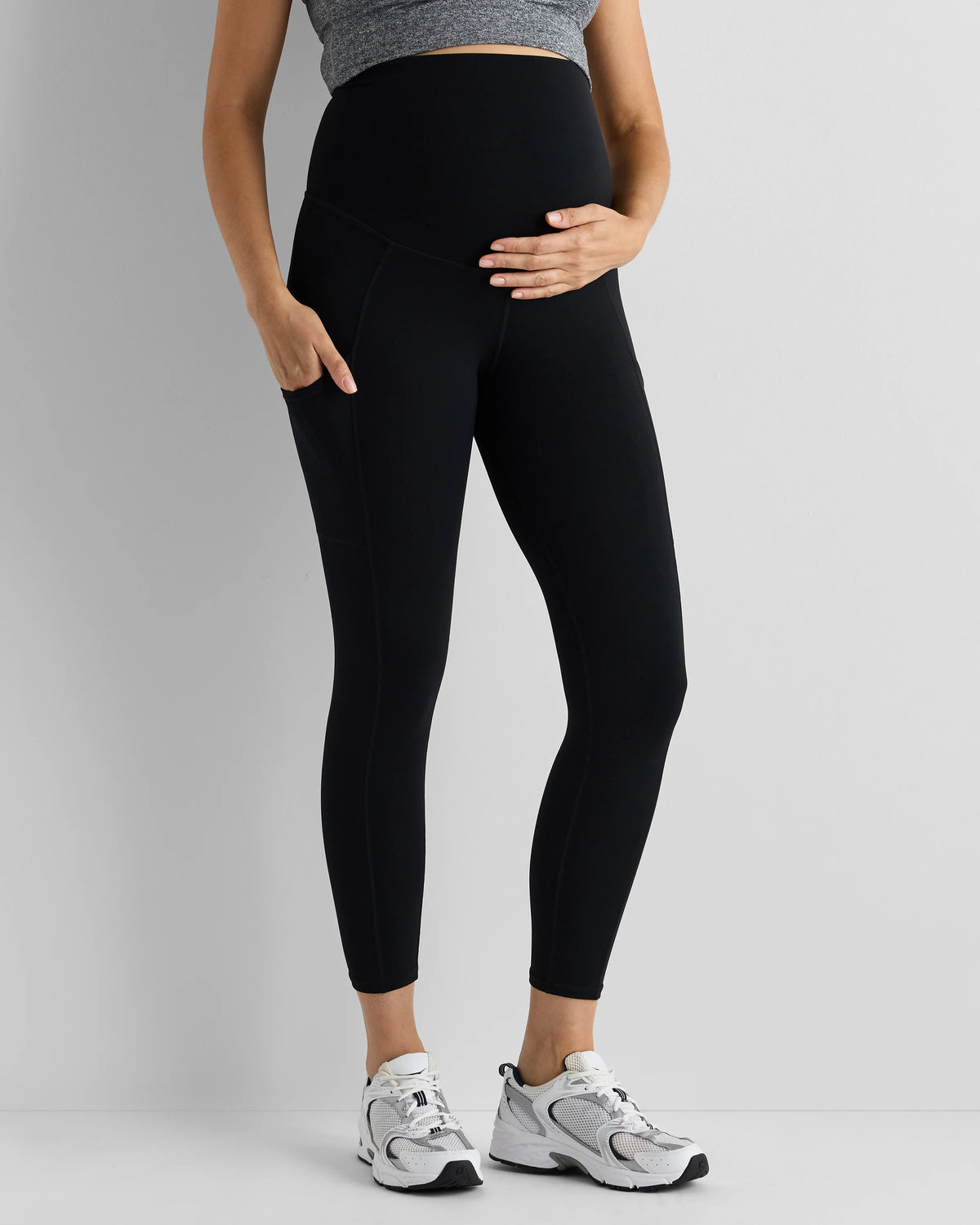 Ultra-Form Maternity Pocket Leggings - XS / Black Main image
