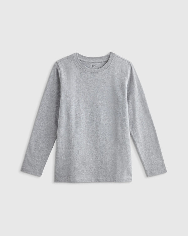 100% Organic Cotton Jersey Long Sleeve Tee - 6 / Dino Sketch