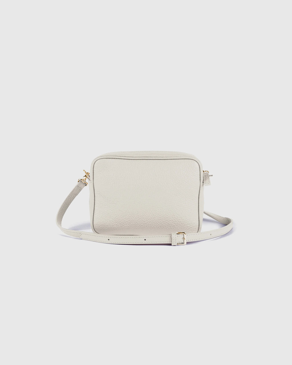 Italian Leather Crossbody Bag - One Size / Black Croco