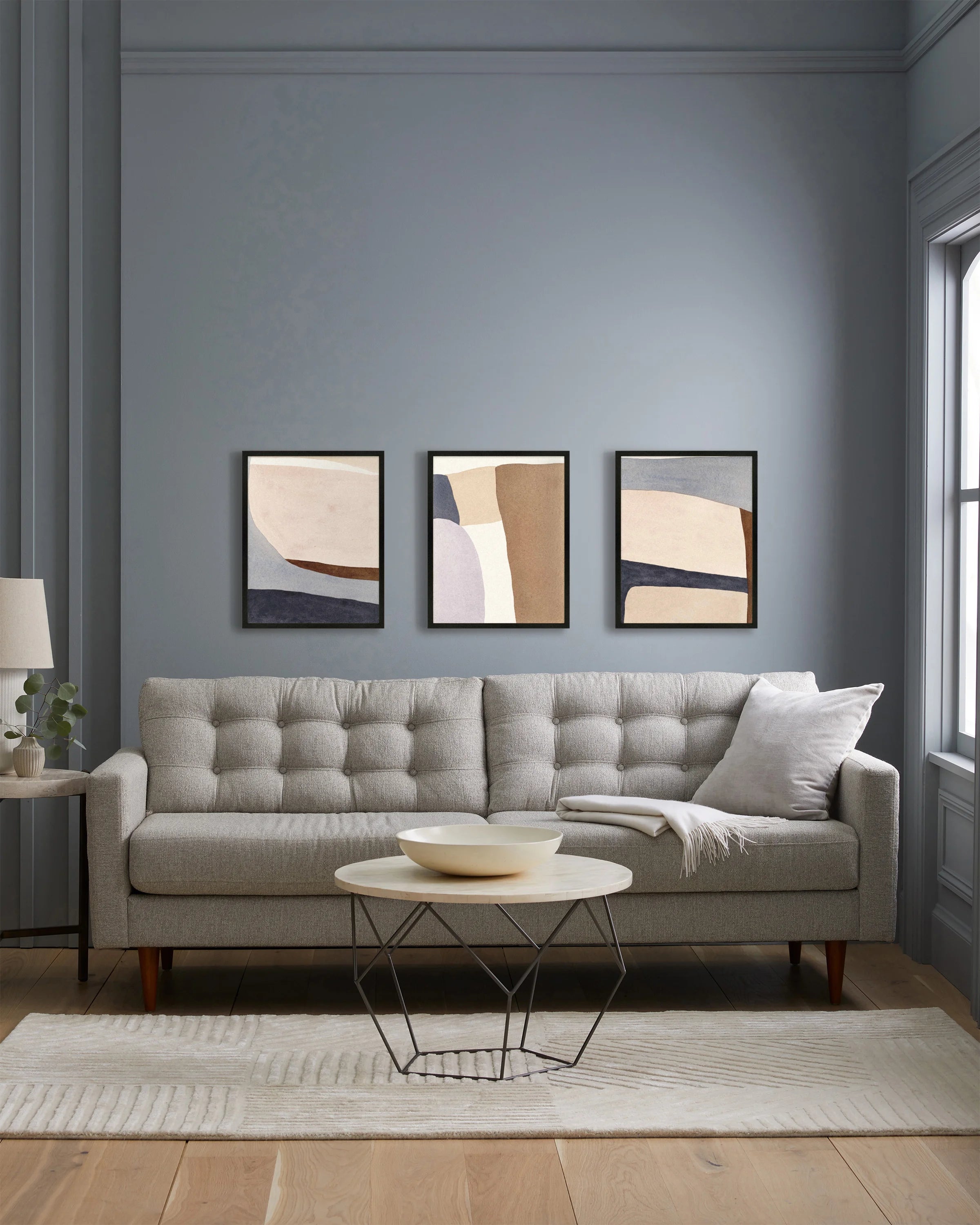 Tripartite by Julia Balfour (Set of 3) - 17.25"x21.25" / Black Secondary image