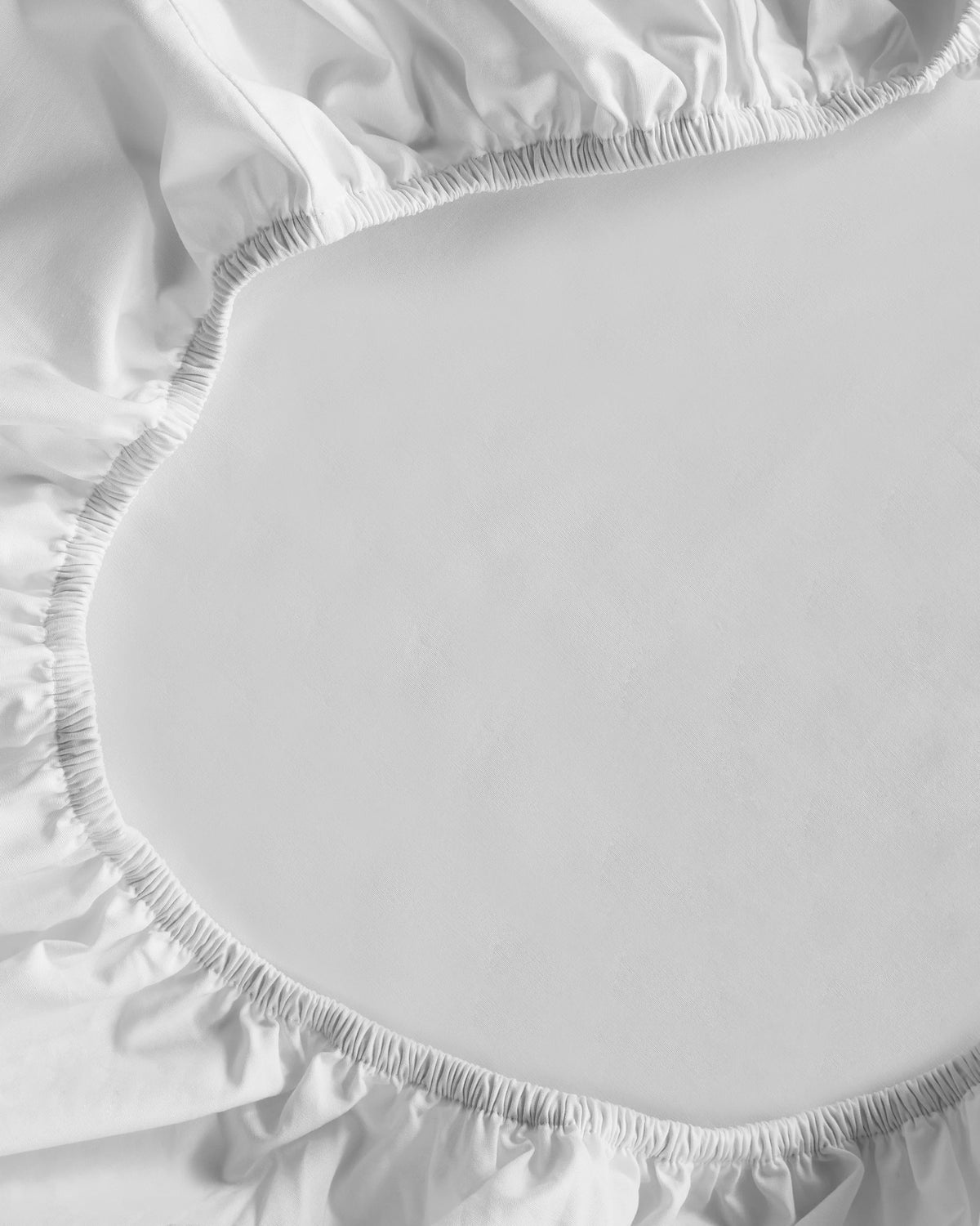 Organic Crisp Percale Deluxe Bedding Bundle - Twin / White