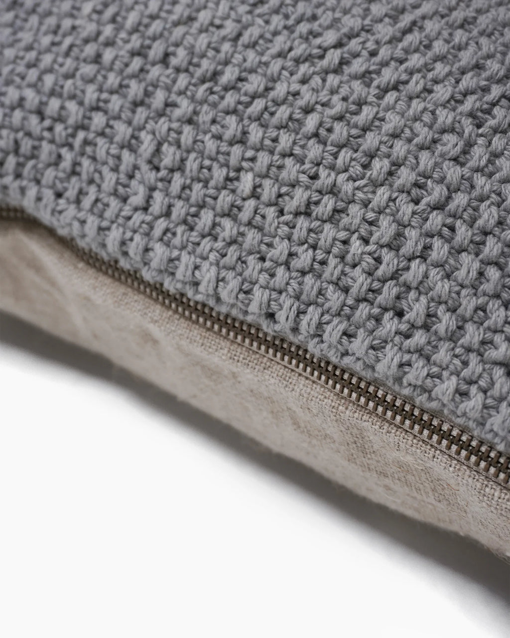 Textured Cotton Pillow Cover - Individual / Indigo