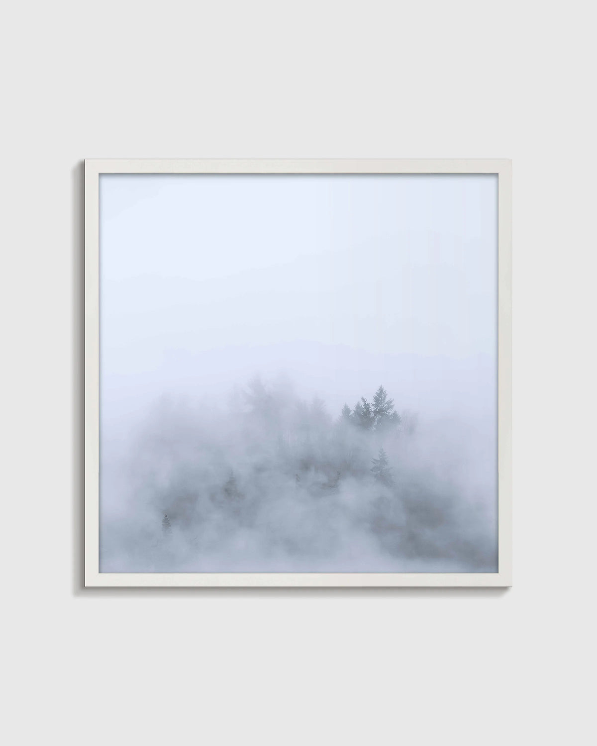 Above the Mist by Laura Zimmerman - 21.25"x21.25" / White Main image