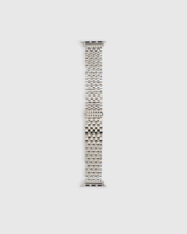 Stainless Steel Bracelet Smartwatch Band - 38mm - 42mm / Silver/Gold