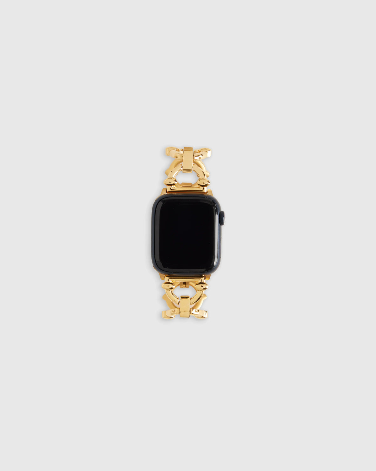 Stainless Steel Chain Link Smartwatch Band - 38mm - 42mm / Gold Main image