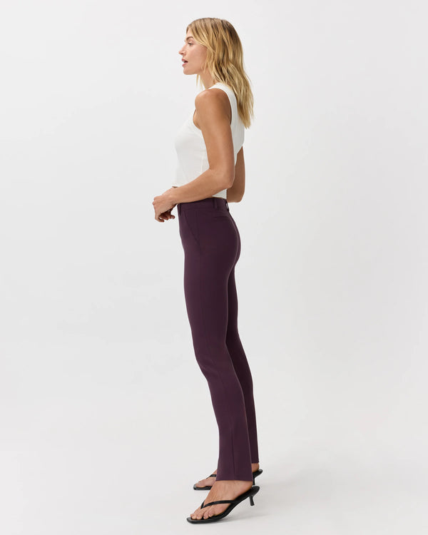 Ultra-Stretch Ponte Straight Leg Pants - XS / Morel Grey