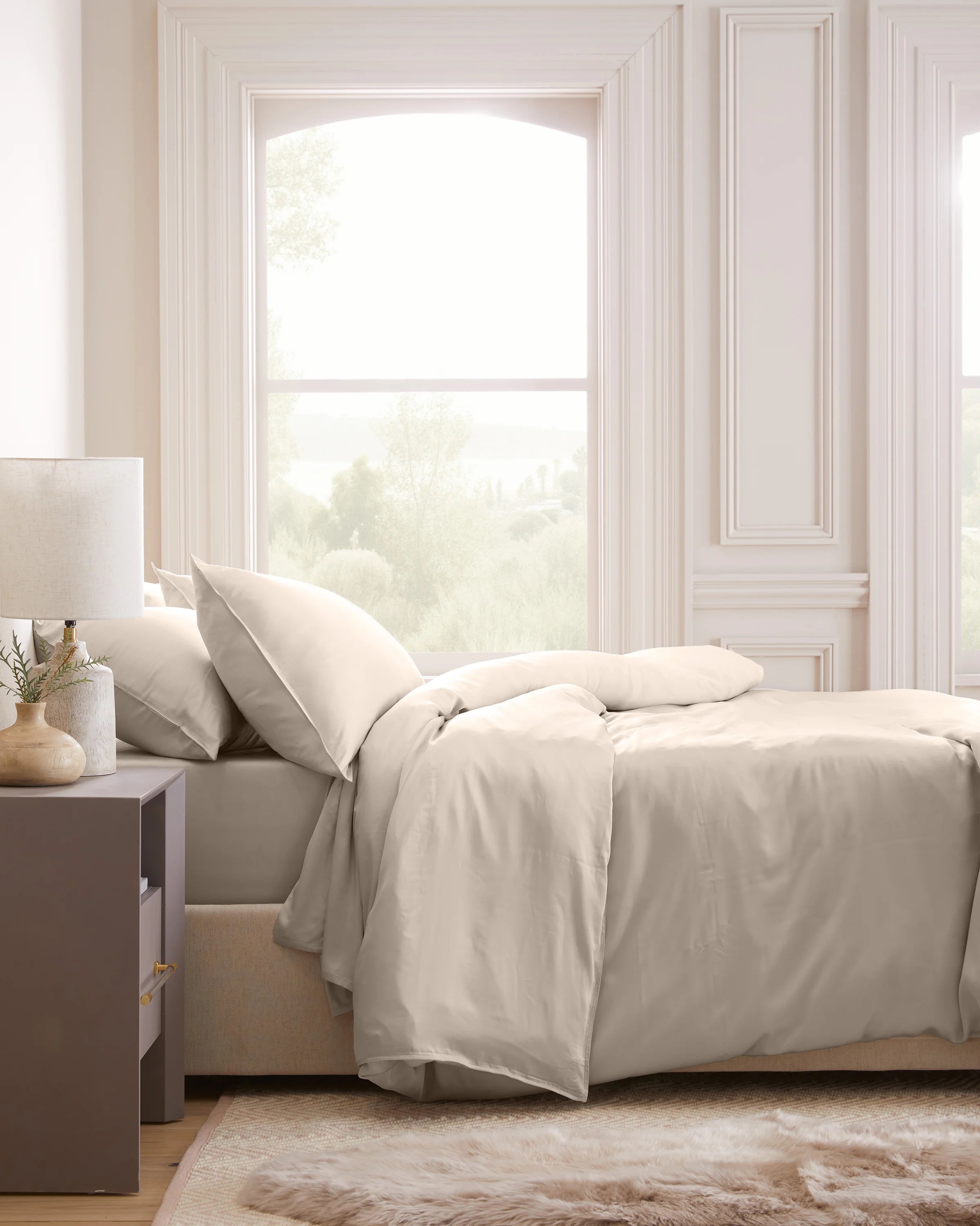Bamboo Duvet Cover - Twin / Sand Secondary image