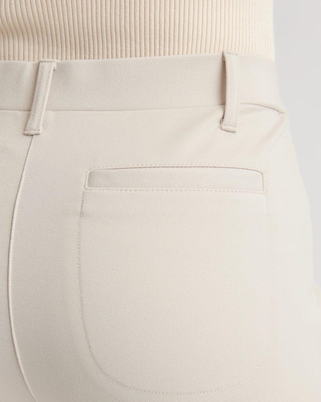 Ultra-Stretch Ponte Straight Leg 4-Pocket Pants - XS / Navy