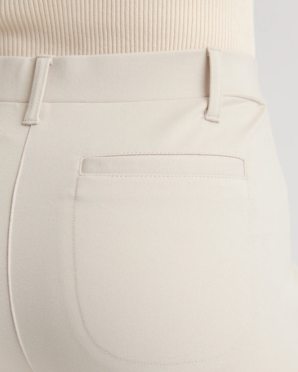 Ultra-Stretch Ponte Straight Leg 4-Pocket Pants - XS / Navy