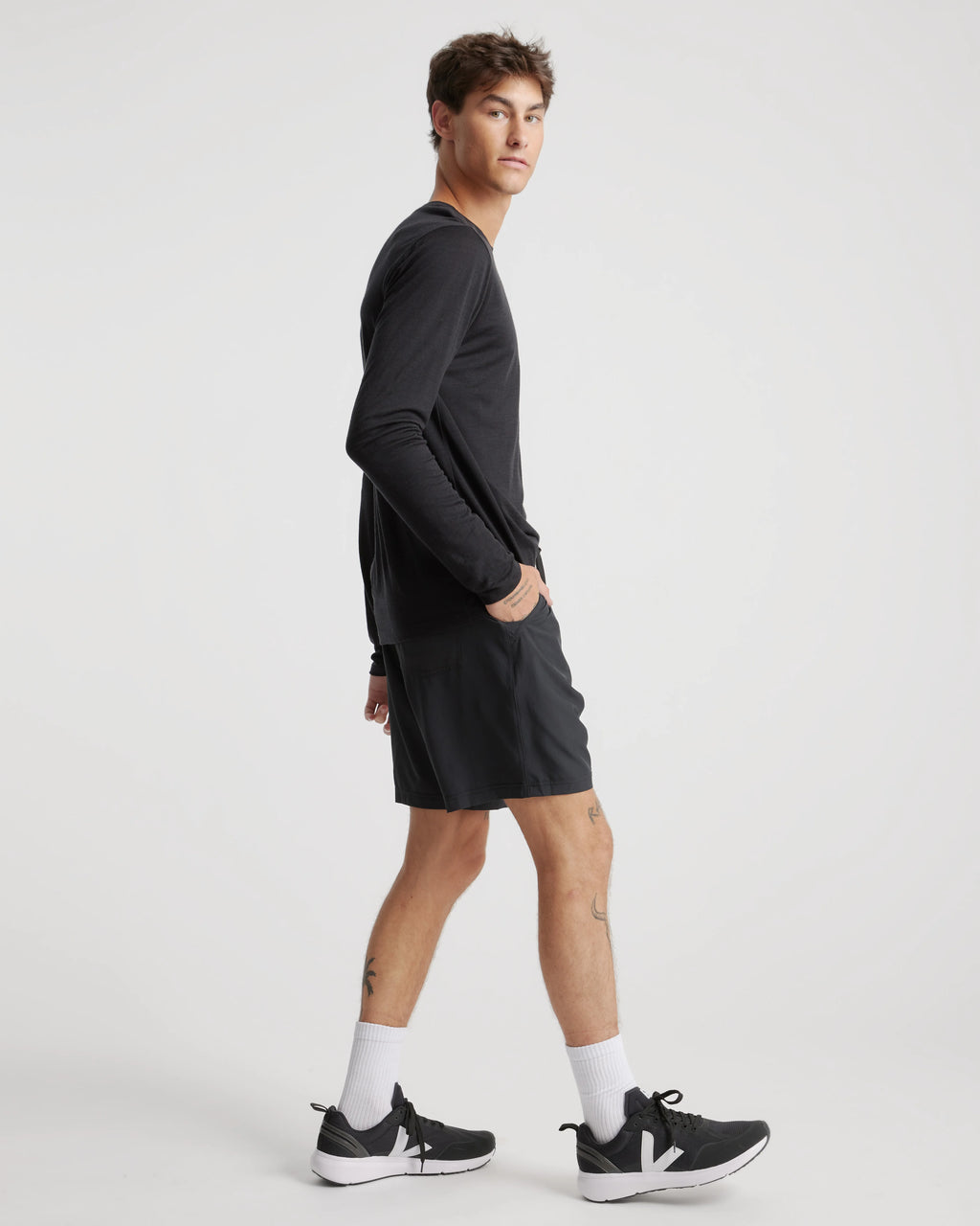 Performance Tech Shorts - 7.5" - S / Granite Grey