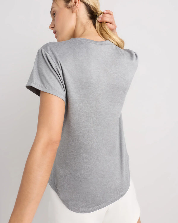 Flowknit Breeze Tee - XS / Heather Green