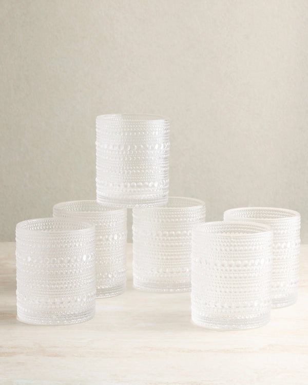 Jupiter Short Glass Tumbler (Set of 6) - One Size / Fern Green