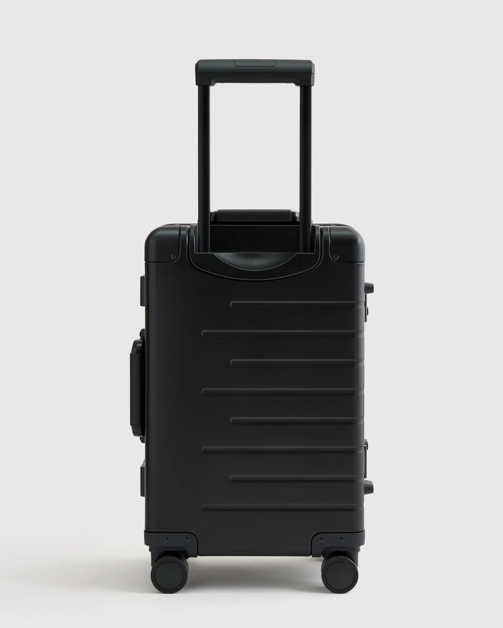 Aluminum Carry-On Suitcase - One Size / Black