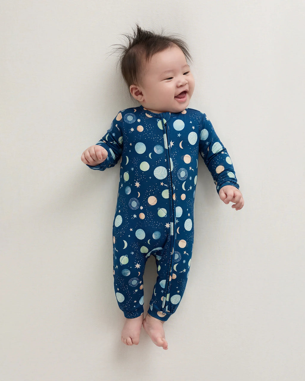 Bamboo One Piece Pajama - 0-3M / Wildflower Dreams