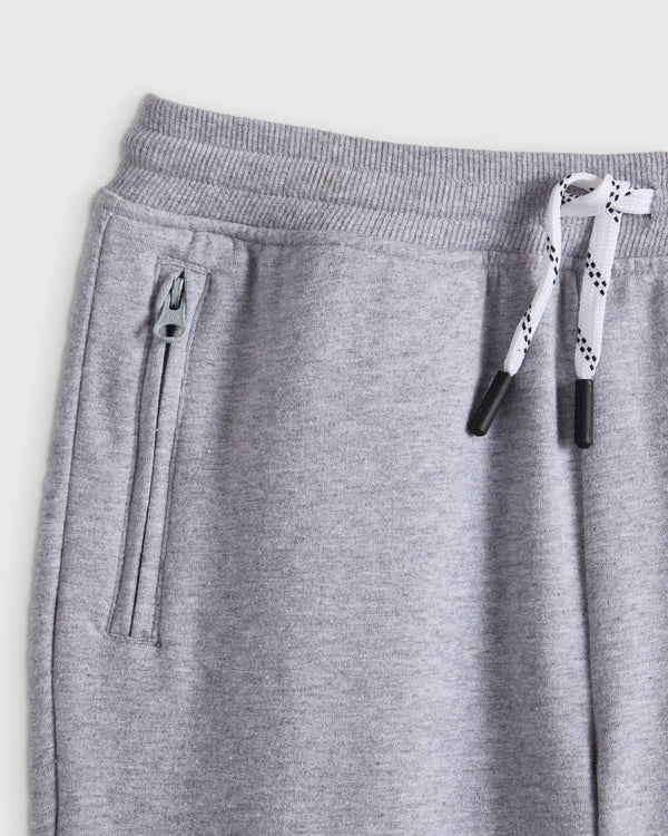 Organic Cotton French Terry Reinforced Knee Slim Jogger - 6 / Navy