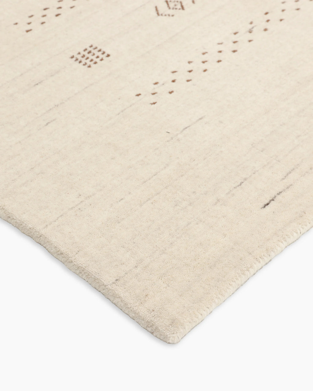 Dakota Hand-Loomed Wool Rug - 4' x 6' / Ivory