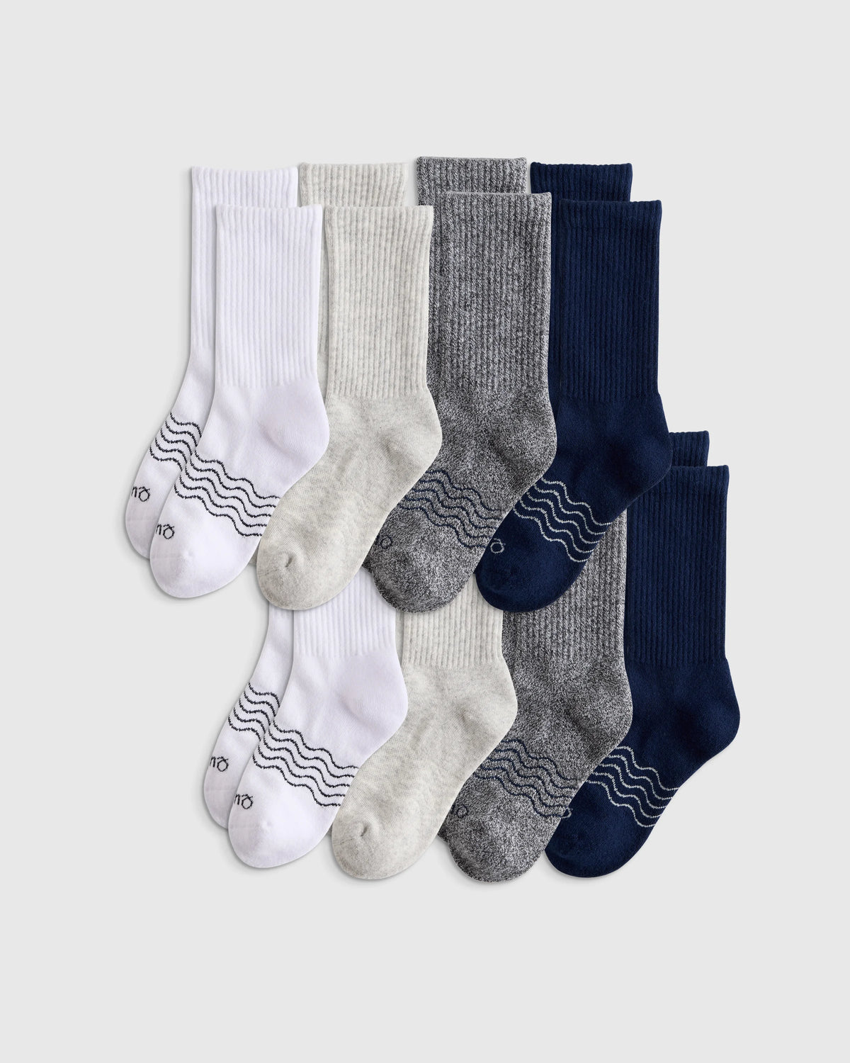 Organic Cotton Calf Sock 8-pack - S / Neutral Multi Main image