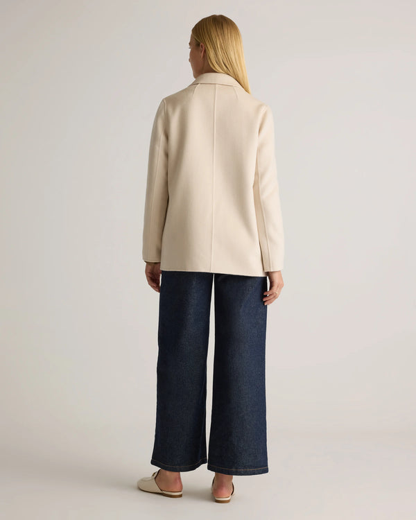 100% Mongolian Cashmere Double-Faced Open Blazer - XS / Camel