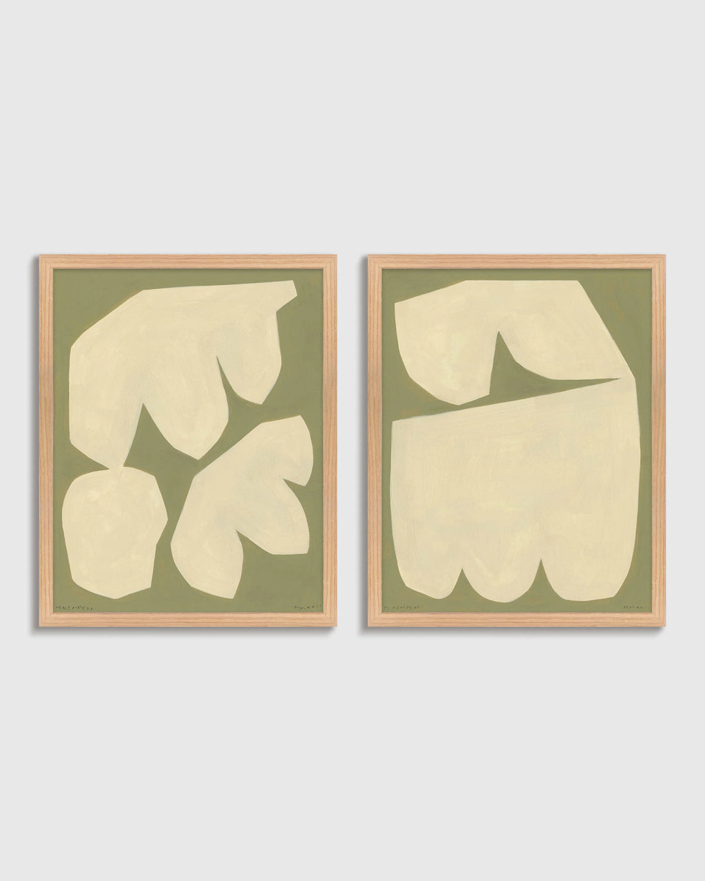 Drift by Michael Kempen (Set of 2) - 17.25"x21.25" / Maple