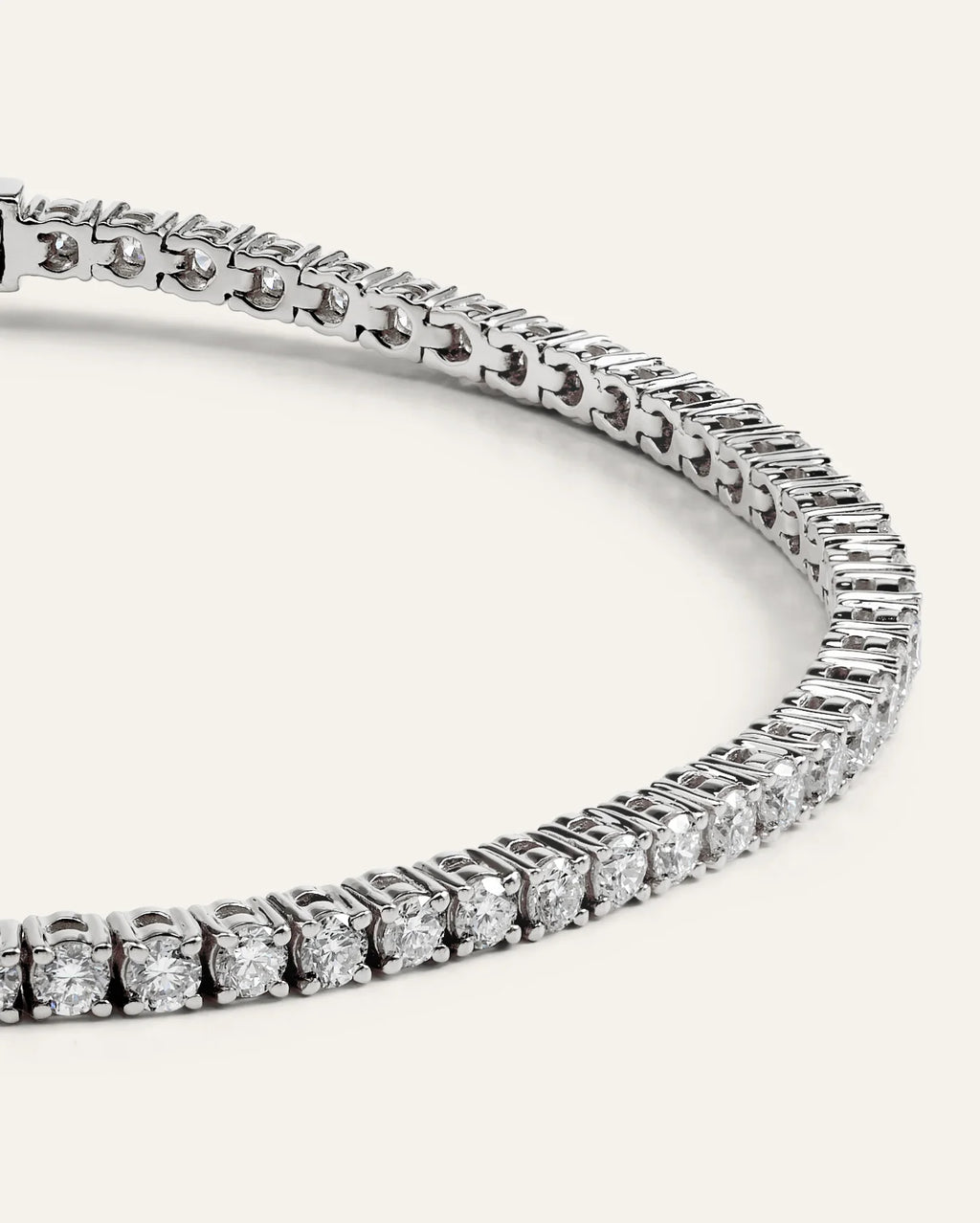 14K Gold Lab Grown Diamond Tennis Bracelet - 3ctw - 6.5" / Yellow Gold