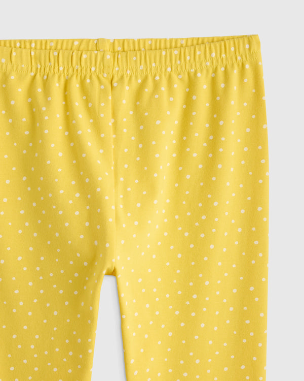 Organic Cotton Leggings - 6 / Red