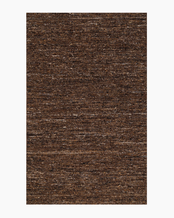 Liam Handwoven Wool Boucle Rug - 5' x 8' / Brown