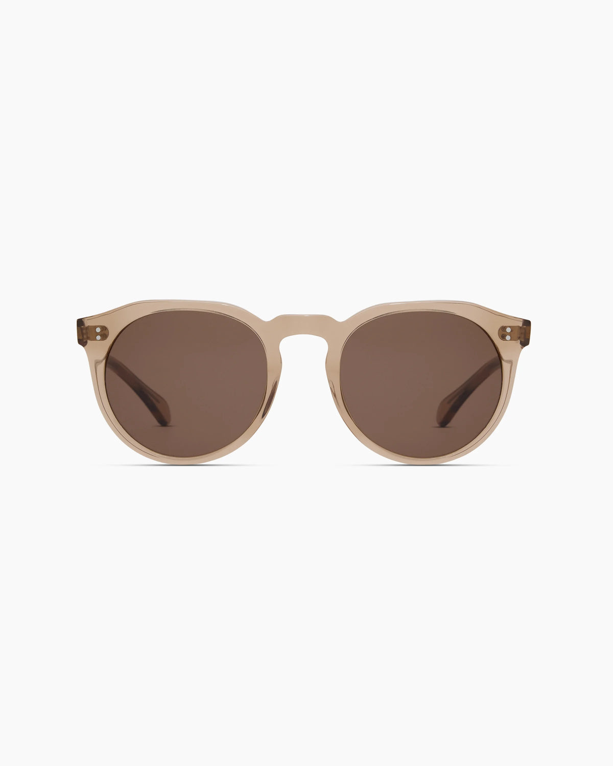 Tahiti Polarized Acetate Sunglasses - One Size / Clear Taupe with Brown lens Main image