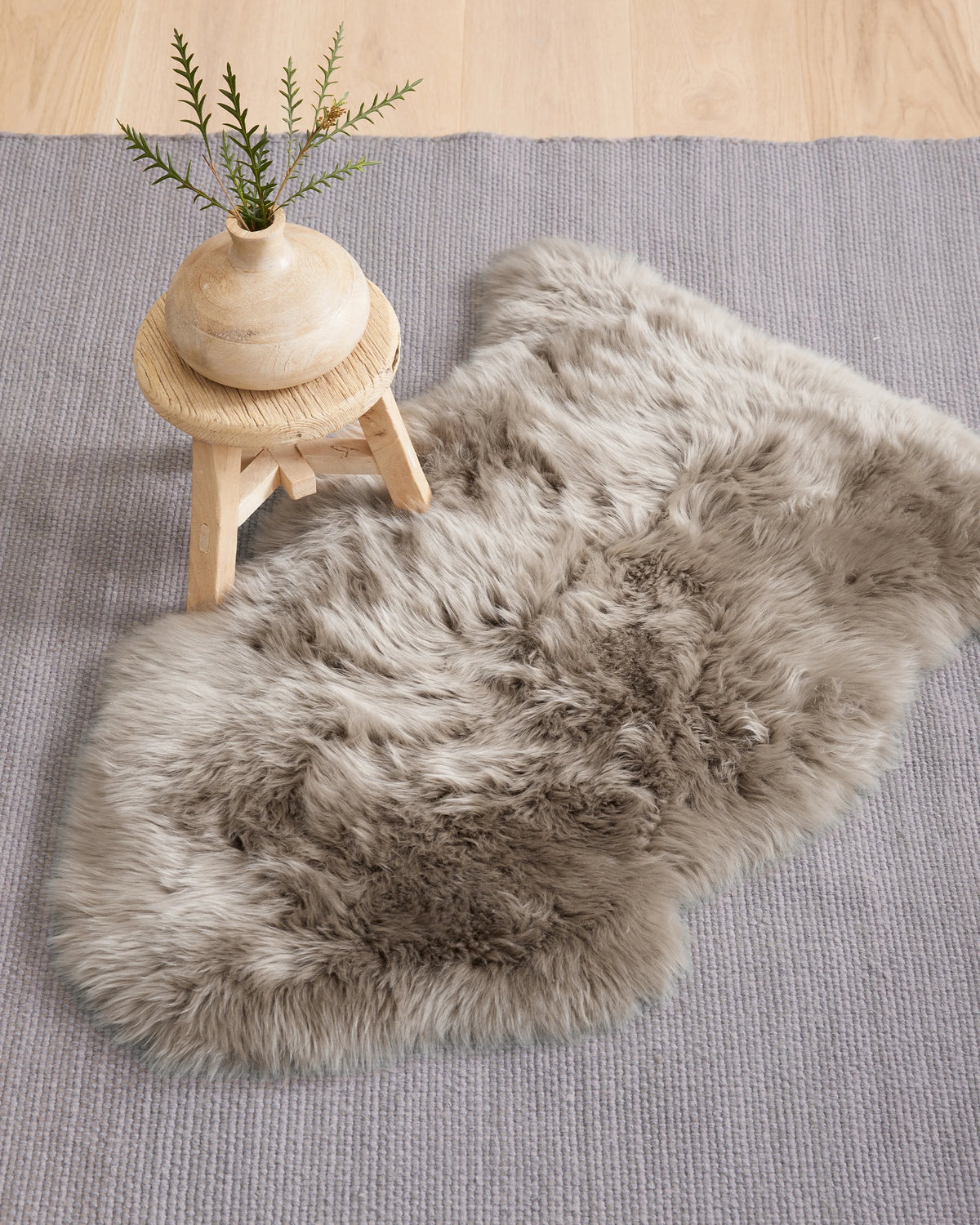 Australian Single Sheepskin Rug - 2' x 3' / Ivory