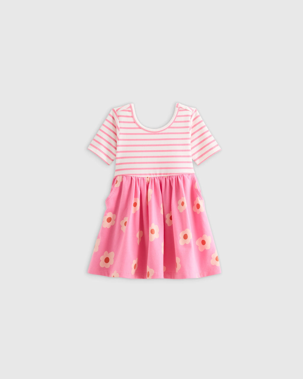 Organic Cotton Skater Dress - 3-6M / Animal Print