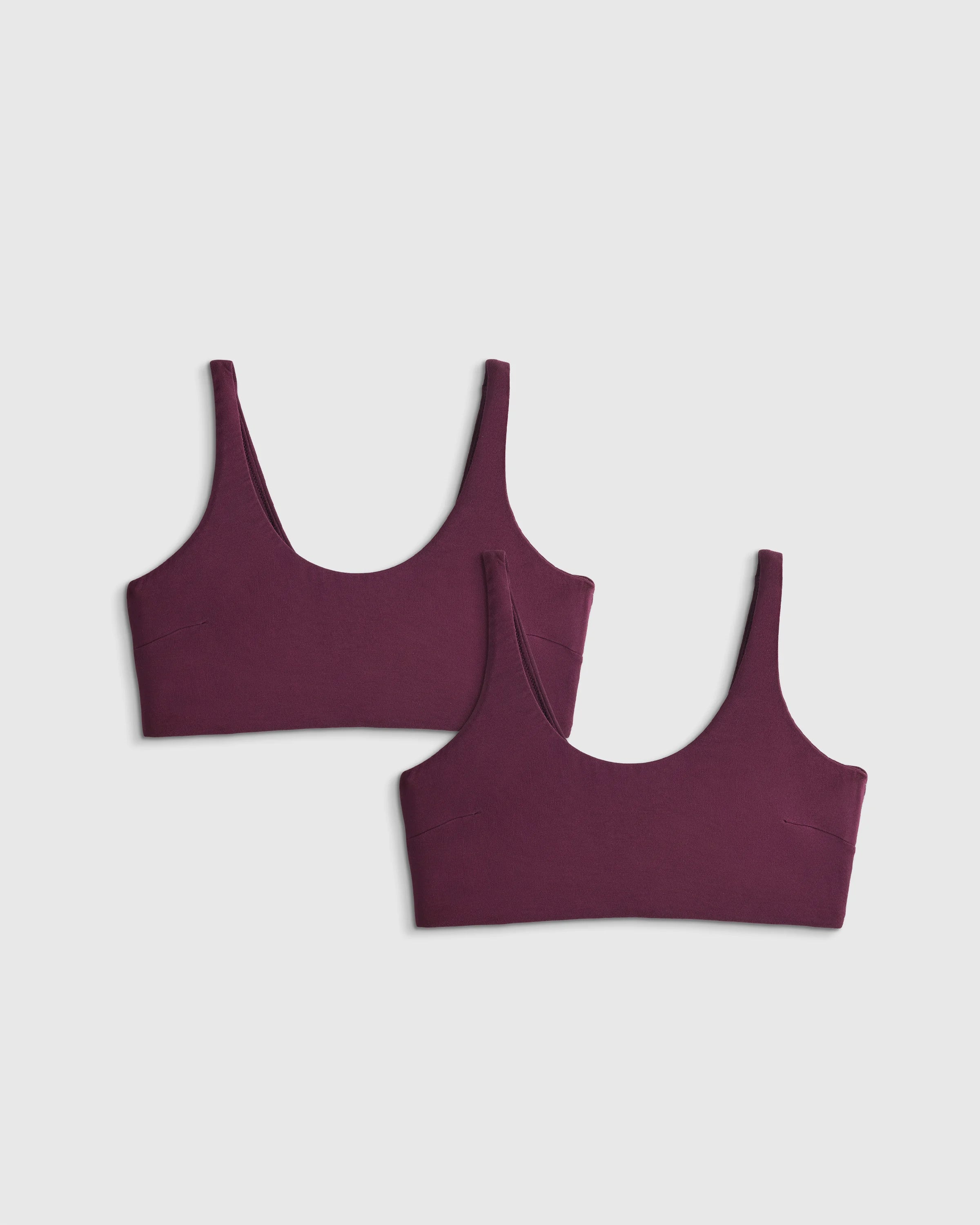 Micromodal Maternity & Postpartum Bra (2-pack) - XS / Syrah Secondary image