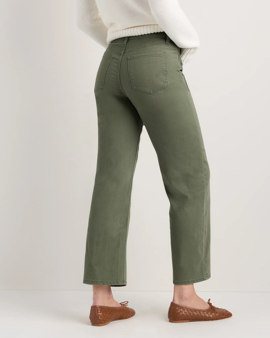 Bella Stretch Patch Pocket Wide Leg Jeans - 24 / Deep Sea Blue