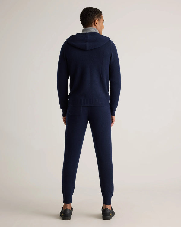 Mongolian Cashmere Full-Zip Hoodie - S / Teak