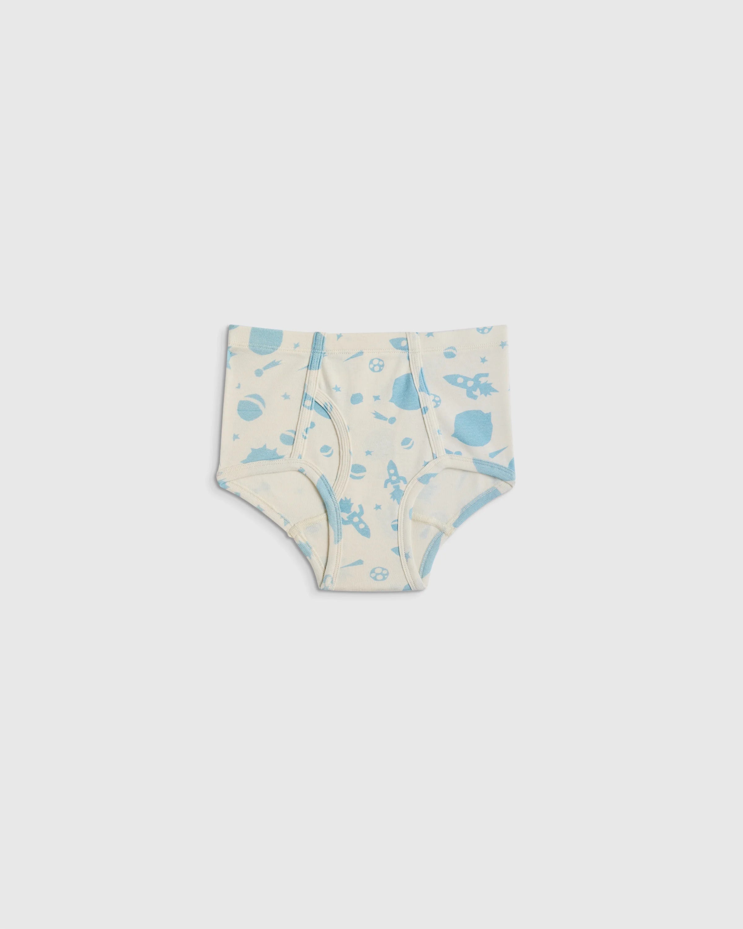 Boys 100% Organic Cotton Classic Briefs 7-pack - 2T / Boy Mix Prints Secondary image